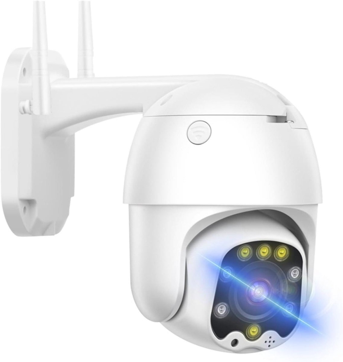 Beveiligingscamera Buiten - Outdoor Camera PTZ - Huisbewaking - 5x Optische Zoom - 5MP Super HD - Wit