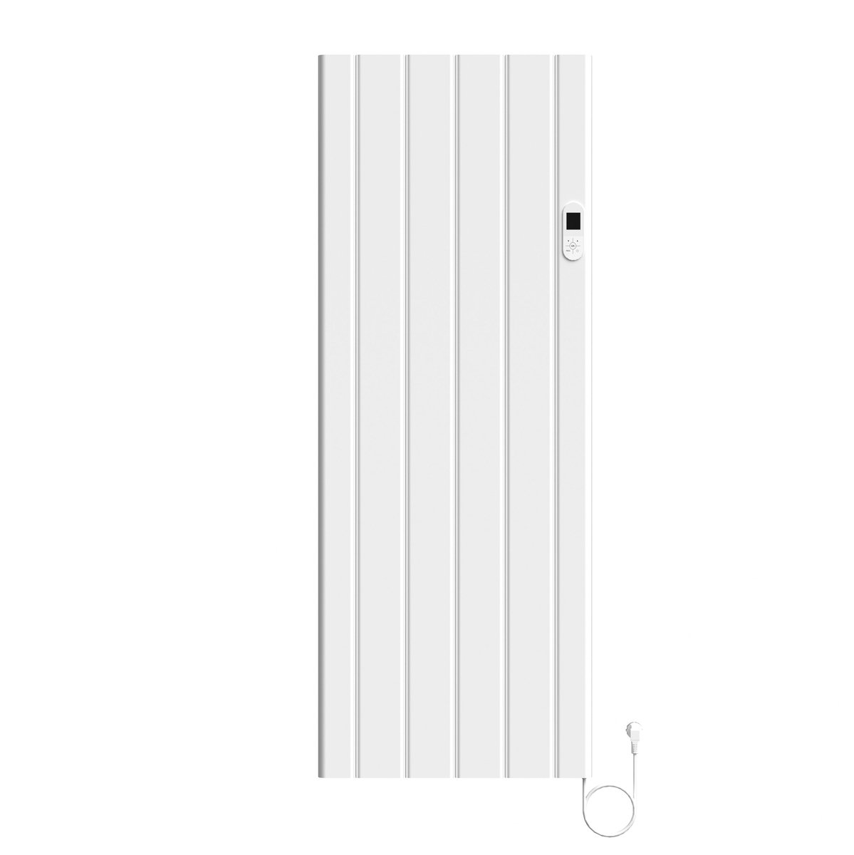 BELRAD elektrische radiator 1600x608x90 mm - Glanzend wit - Programmeerbare thermostaat + Smart wifi - 2000W