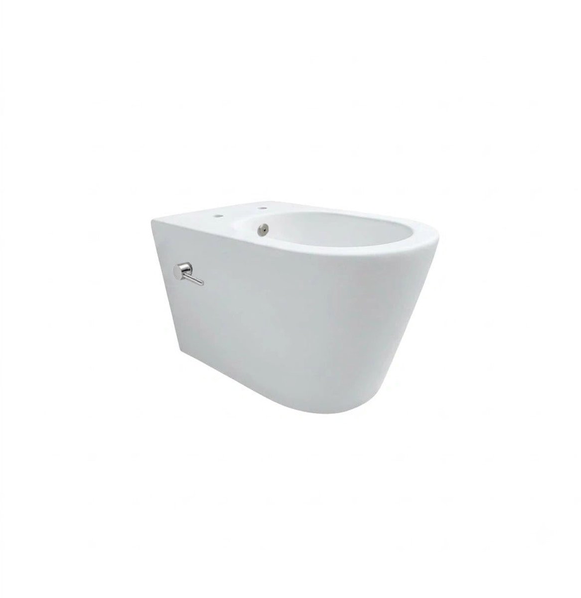 DutchLine - Hangtoilet Met Bidet - Glans Wit - Hugo Tornado Flush Ondiep