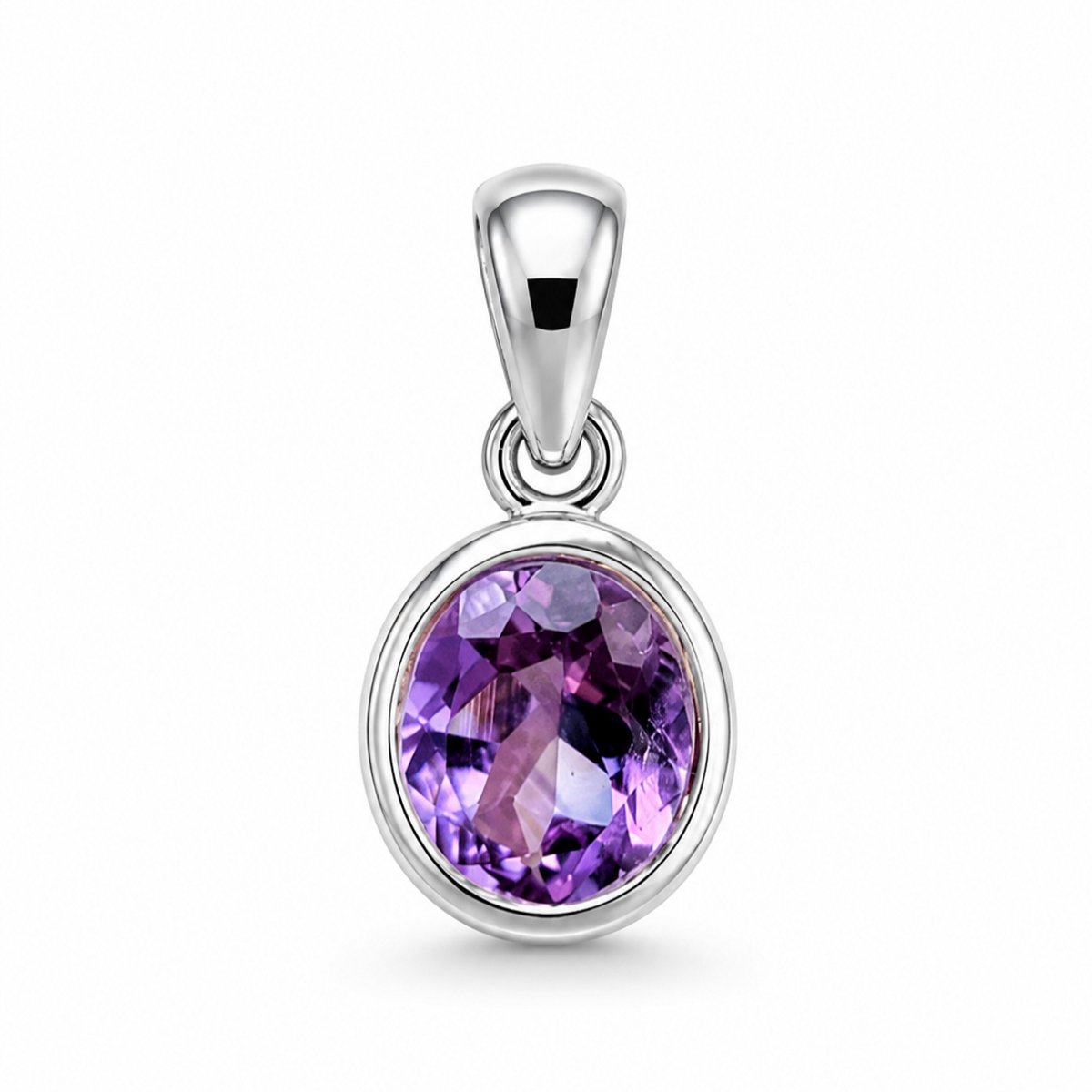 House of Jewels - Amethist Hanger - 925 Zilver