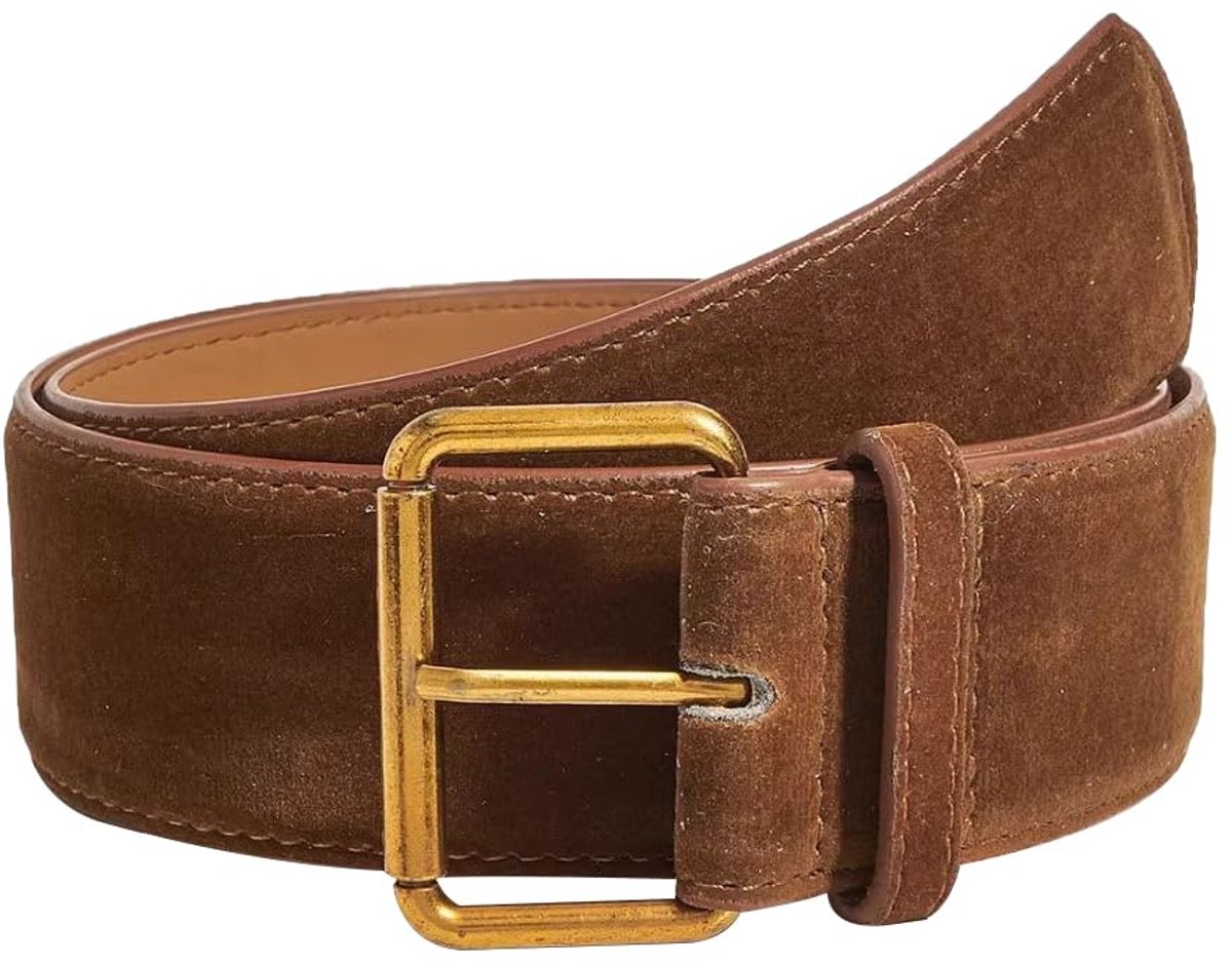 riem voor jeans pak broek jurk vintage suède verstelbare taille riem vrouwen gouden gesp veelzijdige decoratieve brede riem