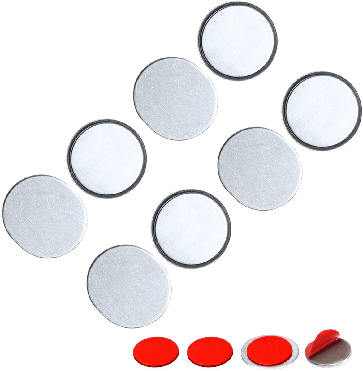 Magnetische deurvangst, ultradunne kastmagneten, roestvrijstalen lademagneet, vangst voor schuifdeursluiting, keukenkast, kast, kastdichterbij (D15-4)