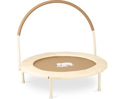 Deryan Kinder Trampoline 92cm - Met Veiligheidsbeugel - Bruin