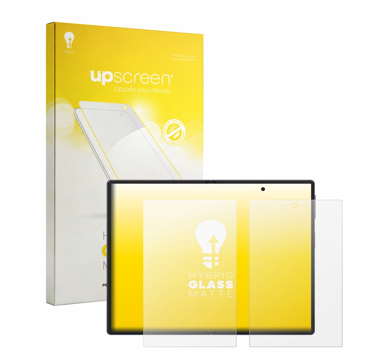 upscreen - Screenprotector voor Samsung Galaxy Z Fold 8 (Inner display) - Folie Beschermfolie Beschermglas matte