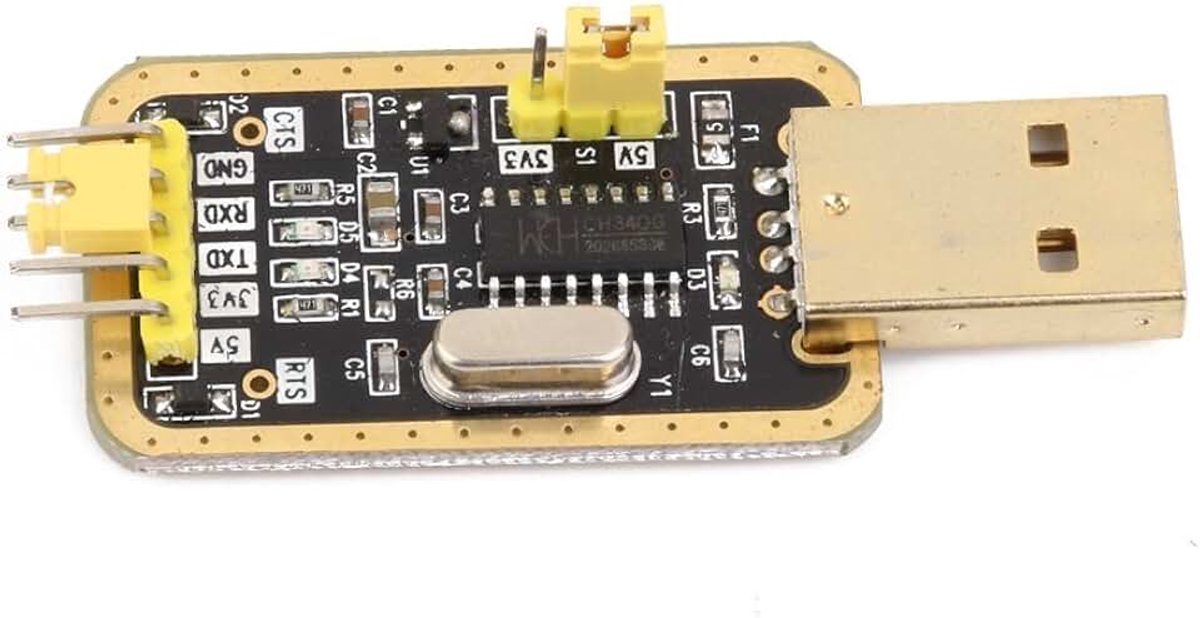 3.3V/5V USB voor TTL-Konverter H340G UART seriële adaptermodule Goldene