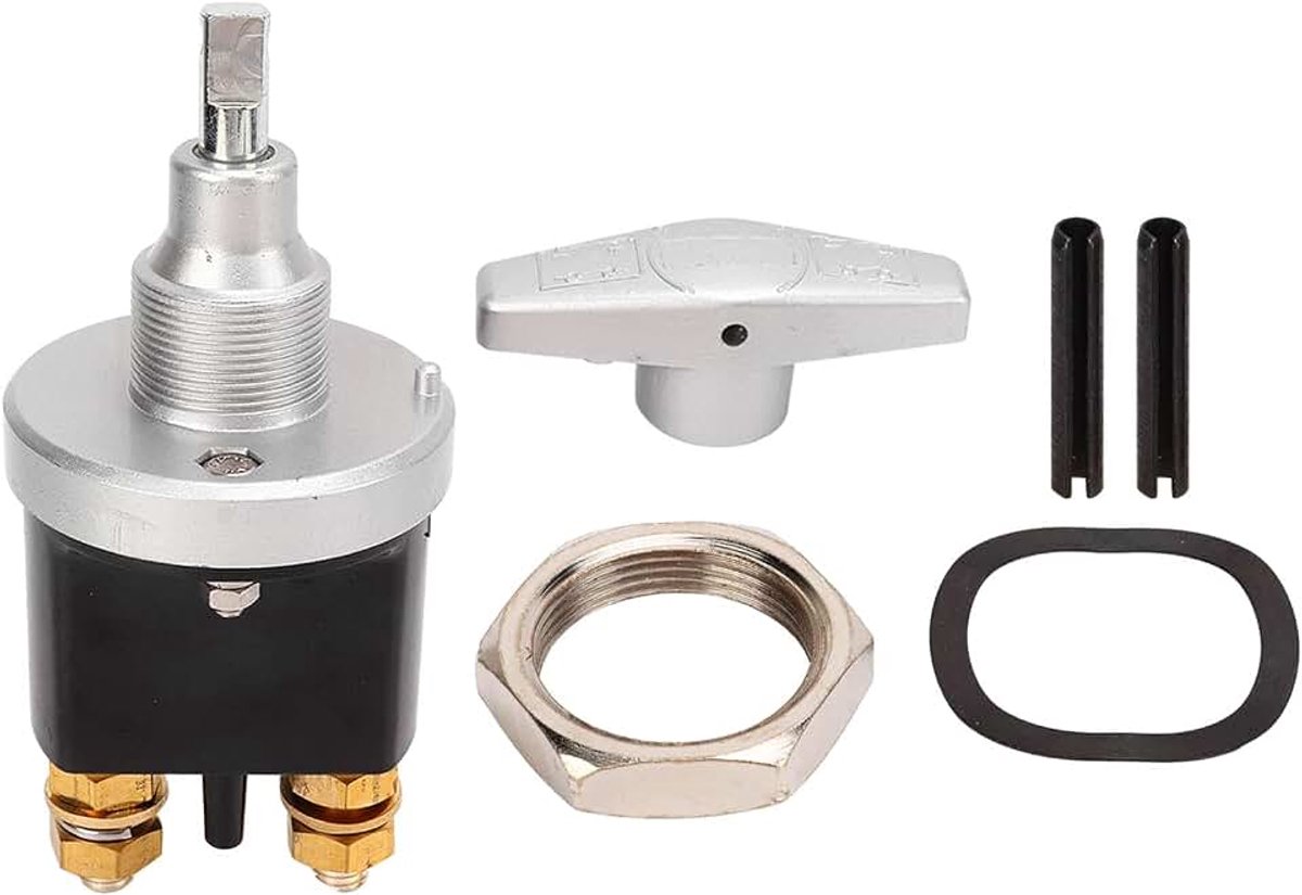 Stroom Schakelaar, Sterke, Waterdichte Universele Batterij Power Hoofd Schakelaar voor Auto Boot RV, Zinklegering, Koper,