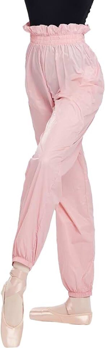 Ballet Opwarmbroek, Lichte, Dunne Opwarmbroek met Hoge Taille RipStop Broekbroek voor Dames