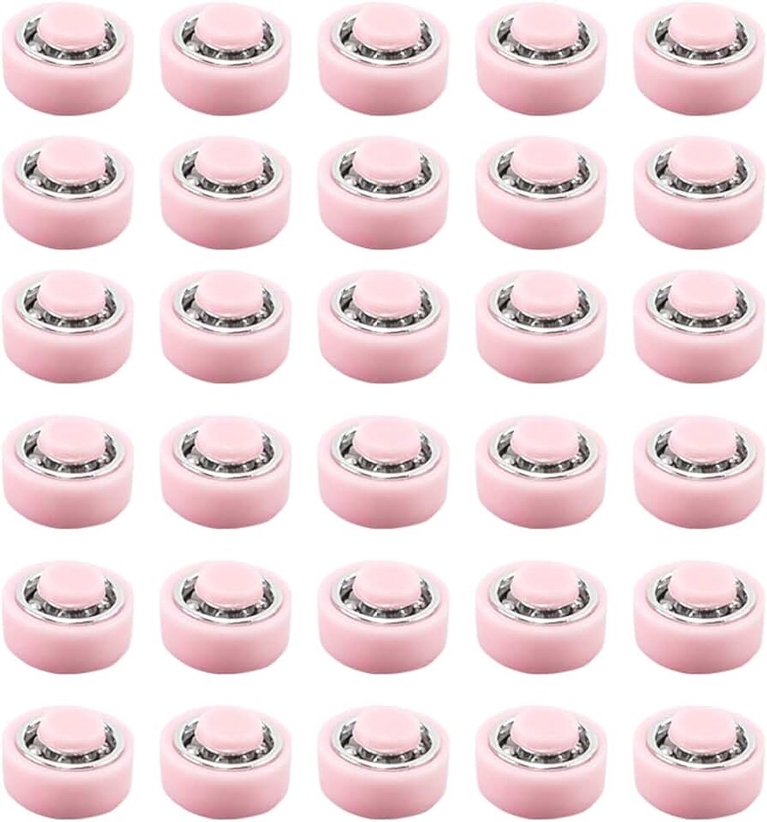30-Pcs Roze 3D Nail Art Roterende Lagers - Werf Windmolen Spinning Charms voor DIY Nail Design & Sieraden Accessoires
