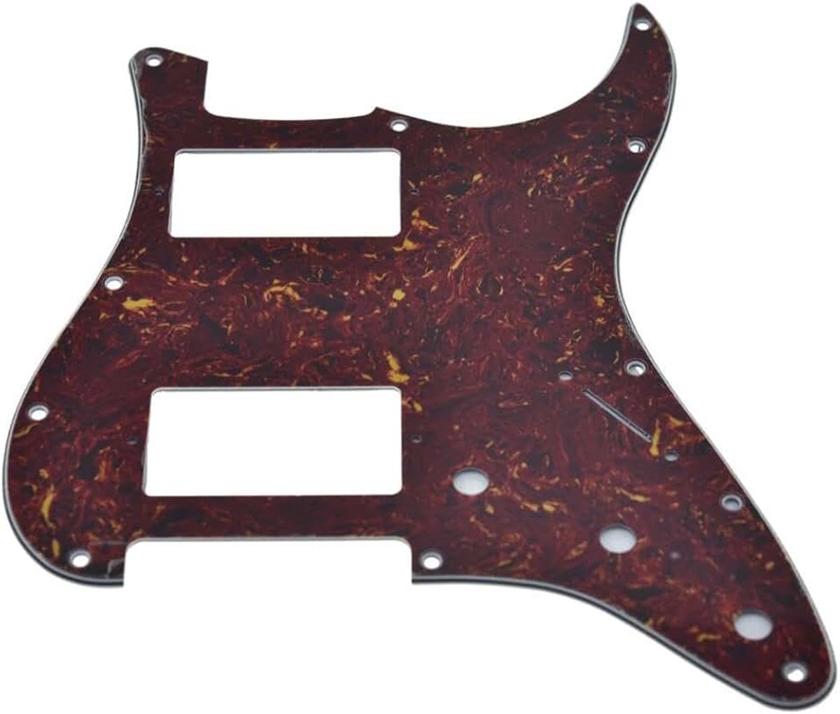 11-Hole ST Stijl Dual Humbucker HH Slagplaat voor Amerikaanse Strat Gitaren met dual humbucking pickups Vierkante Hoek Gat Vintage Schildpad