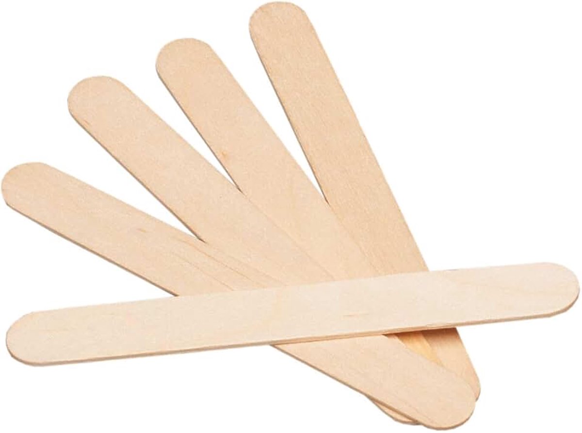 Tongetje voor volwassenen, 150 x 18 x 1,6 mm, doos met 100 stuks – Model 2510500
