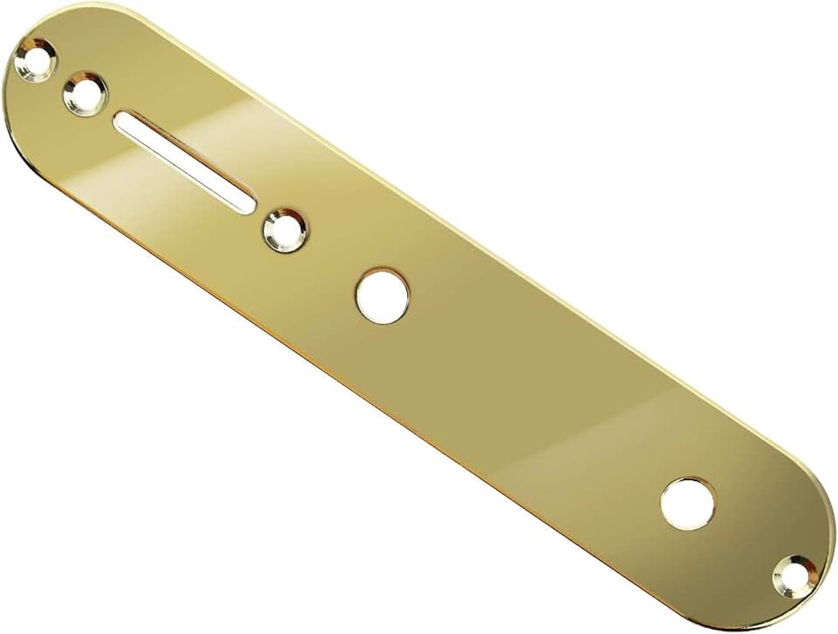 Control Plate Plated voor 3 of 5 Way Switch Gitaar Vervanging Deel Compatibel met Telecaster Stijl Elektrische Gitaar