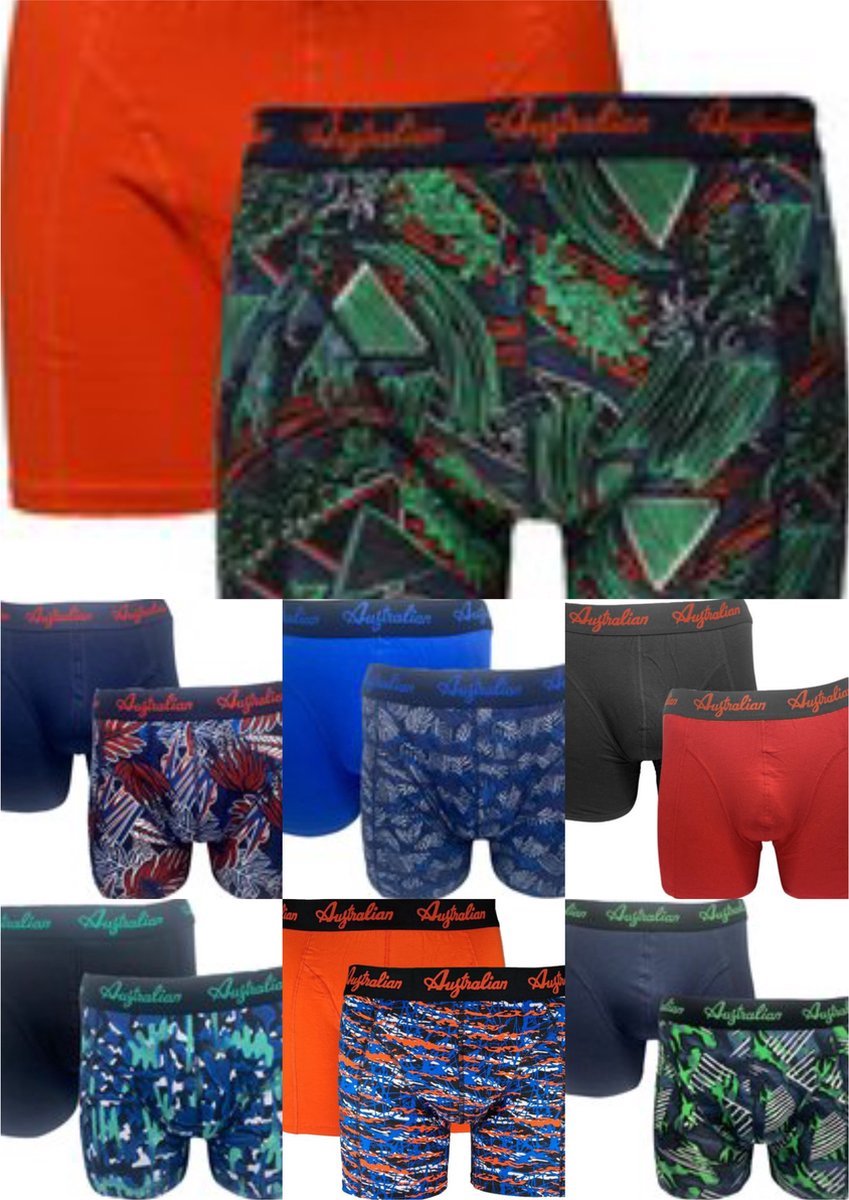 Australian - Boxershorts - Ondergoed - Heren - 2pack - Mystery print - Maat M