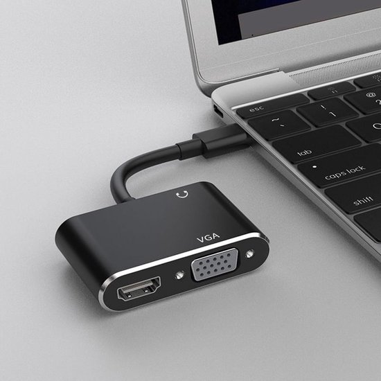 USB naar HD Adapter - HD Multimedia Interface - Dubbel Scherm - Plug en Play - 1080p Resolutie - Zilver — afbeelding 2