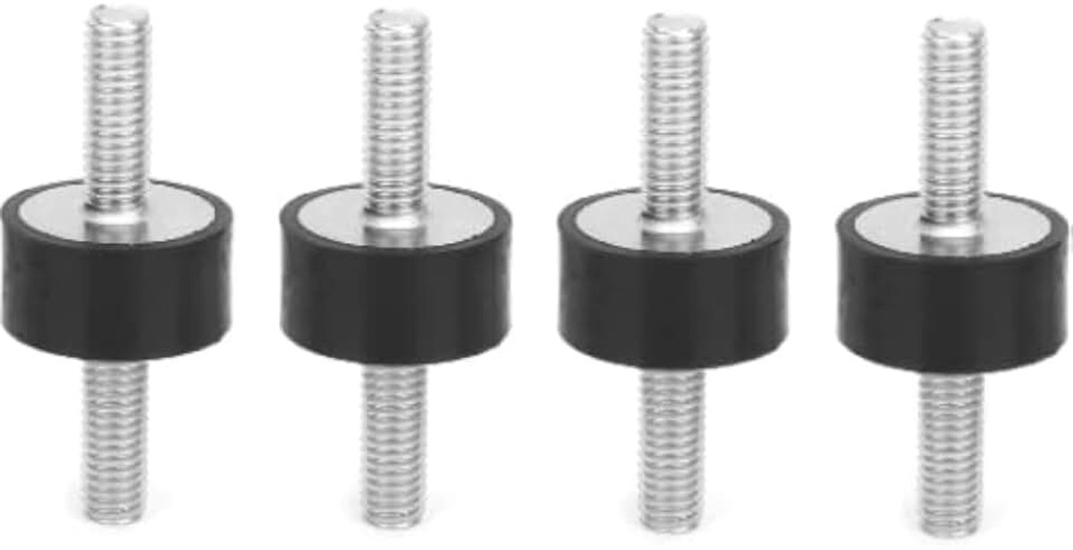Schroef Bout - 4 stks M6 Rubber Mounts Mannelijke Anti Vibratie Silentblock Auto Boot Klossen (VV20* 20 M6* 18)