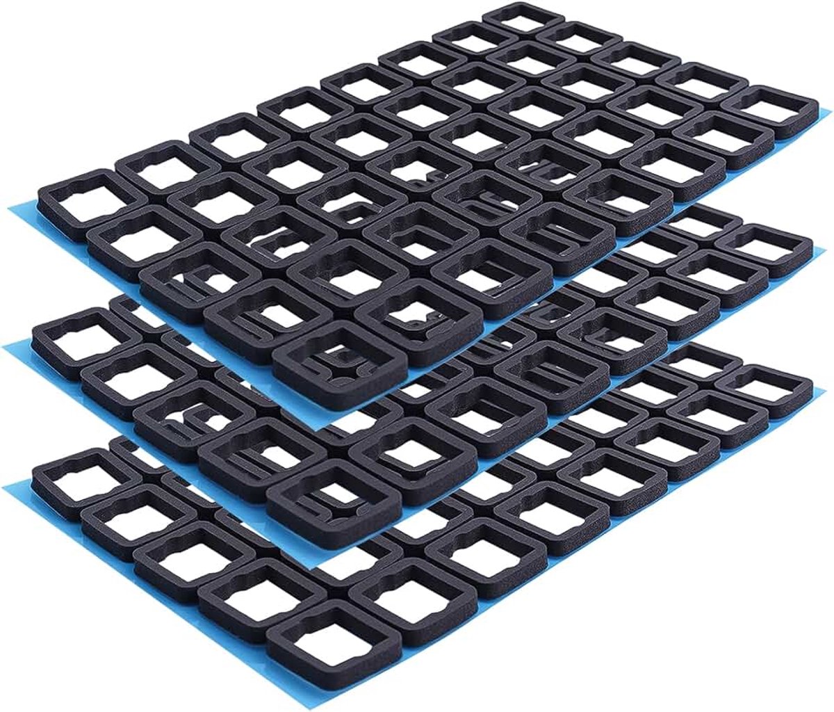 Keyboard Switch Sound Dampeners Sheet 120 stuks Soft Silencer Foam Silencer Pad 3,5 mm Keyboard Switches Muffler Pads voor mechanisch toetsenbord (keysporon)