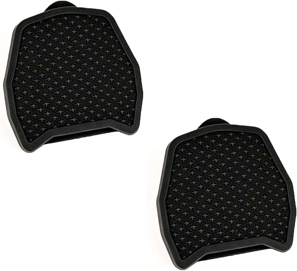 2 pedaalplaten voor racefietsen, verander klikpedalen in platte pedalen | geen schoenplaatjes nodig voor grip en comfort, compatibel met SPD-SL klikpedalen