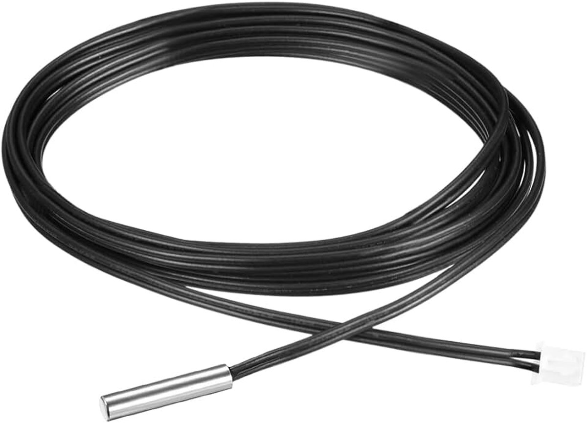 Sourcing map Temperatuur Tempelsensor voor airconditioning 50K NTC Thermistor Probe 78,7 inch de