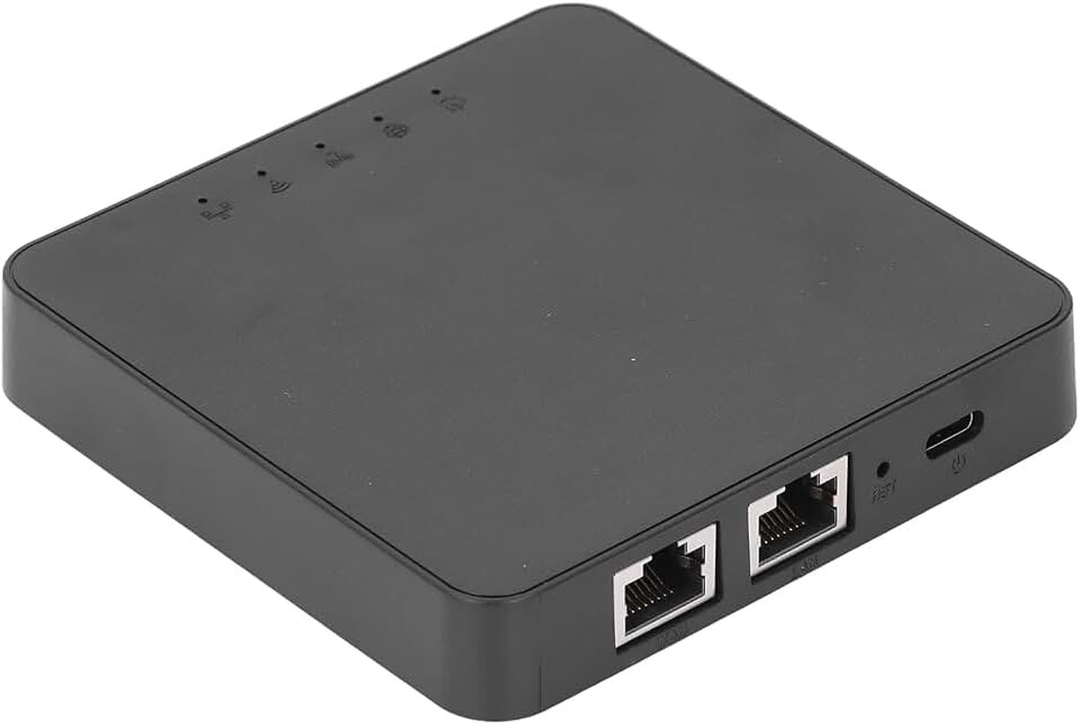 4G LTE-router voor Europa, Dubbele Gigabit Ethernet-poorten SIM-kaartmodem Mobiele Hotspot, Slimme WiFi-routers voor Kantoor, Thuisreizen, Kamperen, Beveiligingscamera