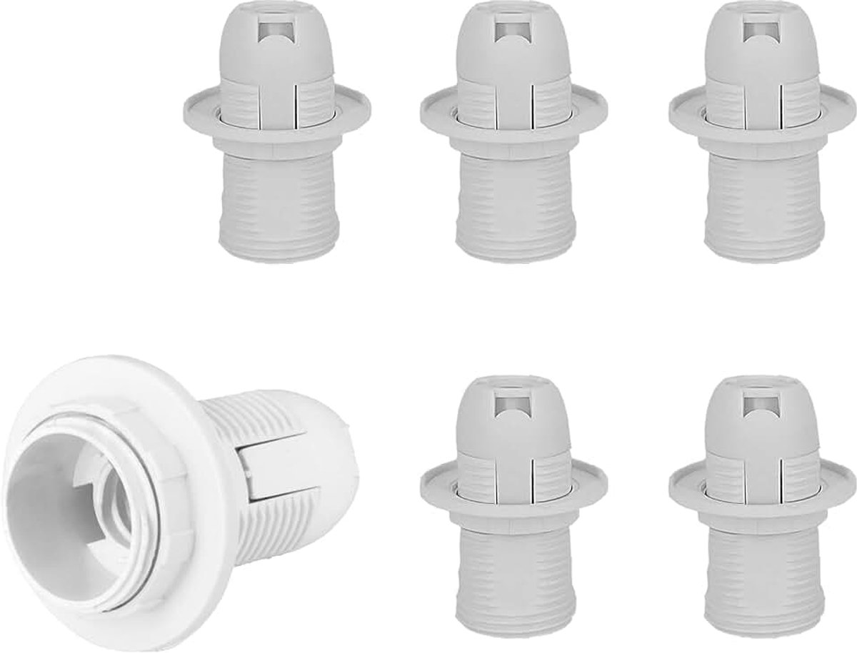 Lampfitting Omzetten naar stopcontact E14 lamp-stekker 6 Stuks