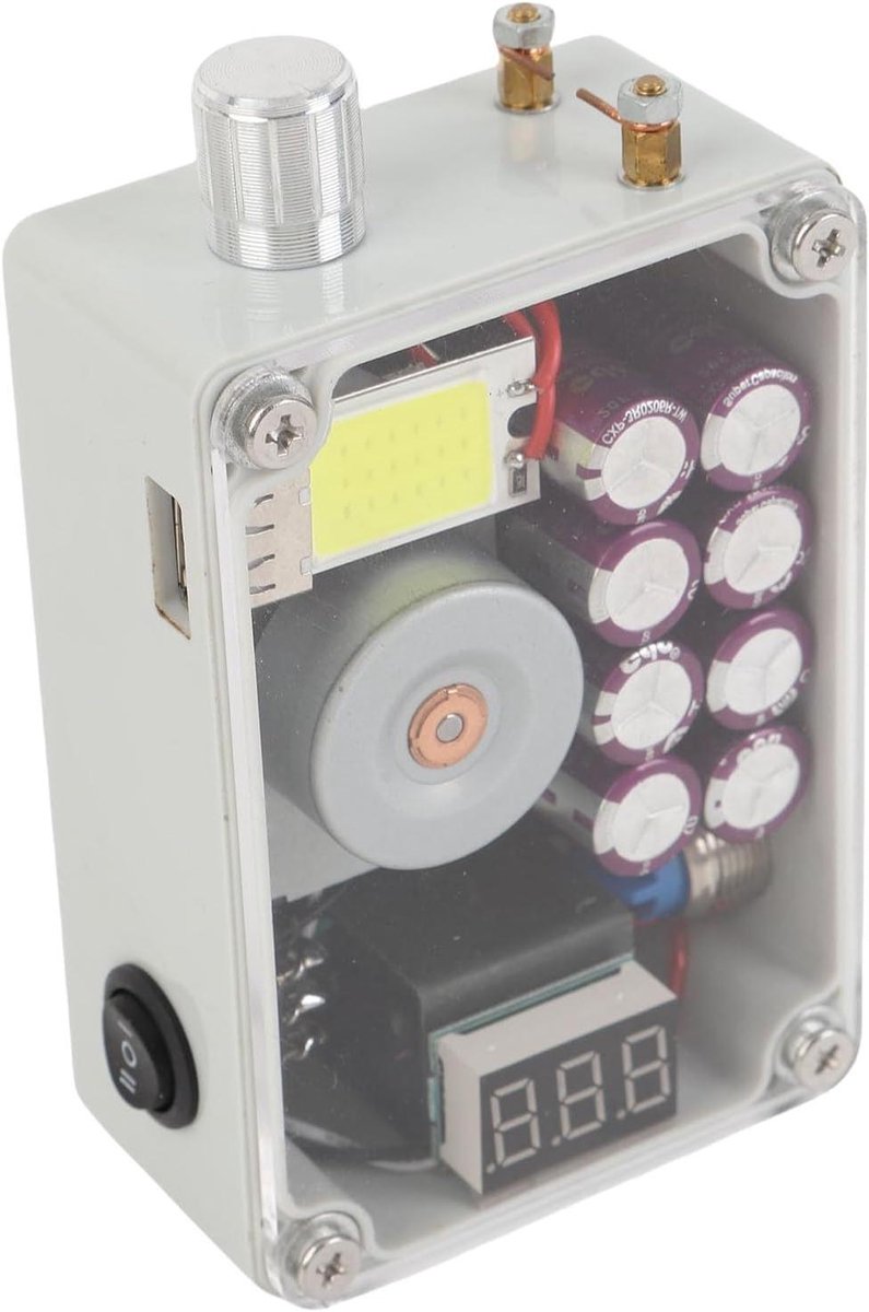 Hand Crank Generator - Noodstroom Dynamo - Apparaten Opladen - Geen Batterijen Nodig - 14 x 9 x 8 cm