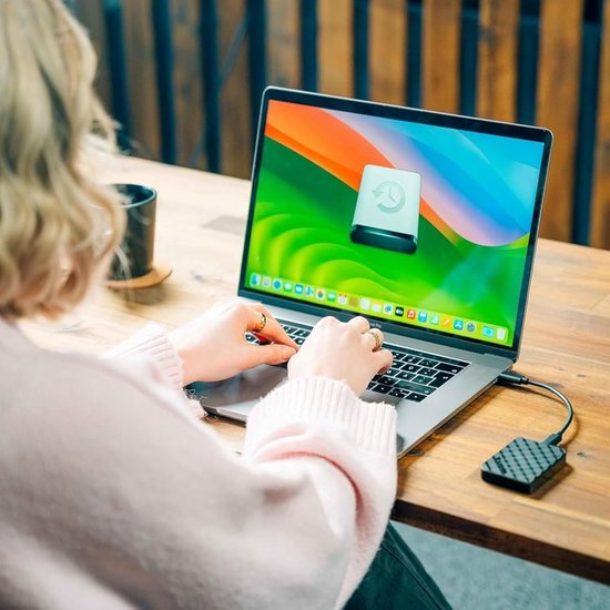 Externe SSD - Draagbare Opslag - Snelle Data Transfer - Compact Ontwerp - 512 GB - Zwart — afbeelding 2