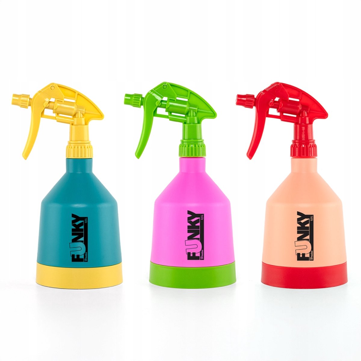 Bradas Funky Handspuit 0,5L - 3 Kleuren, Verstelbare Spuitmond