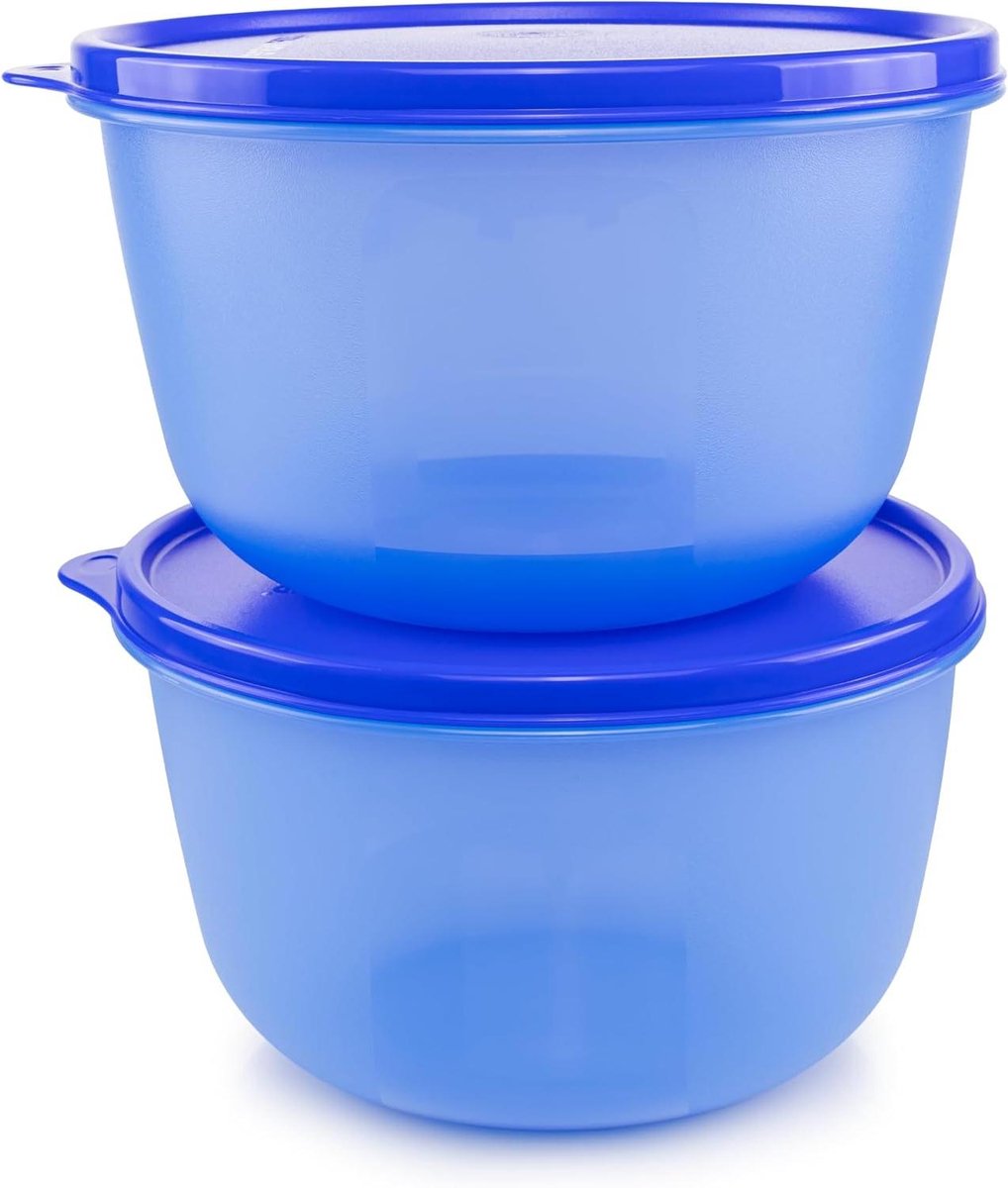 Mengkom set - Slakom bakkom - Keukenwerkzaamheden - Vaatwasmachinebestendig - 2 x 19 liter - Blauw