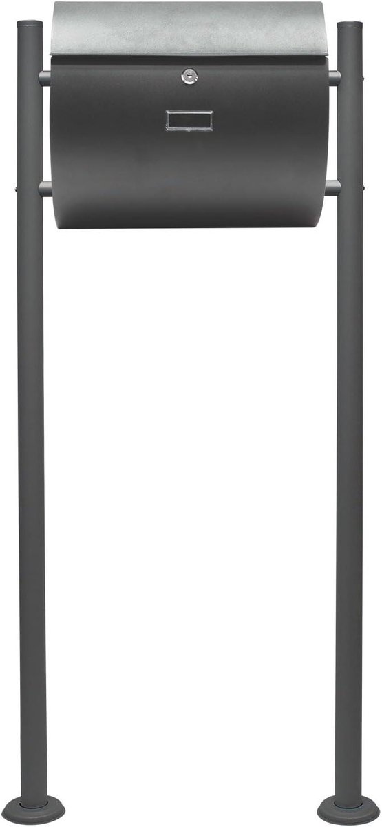 Brievenbus set - Wandmodel - Post ontvangen - Afsluitbaar ontwerp - 50x9.5x120cm - Antraciet