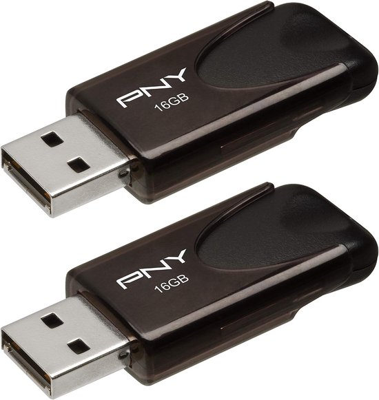USB Flash Drive - Geheugenstick USB Externe Opslag - Bestanden Overzetten - Verschuifbare Connector - 128 GB - Zwart — afbeelding 2