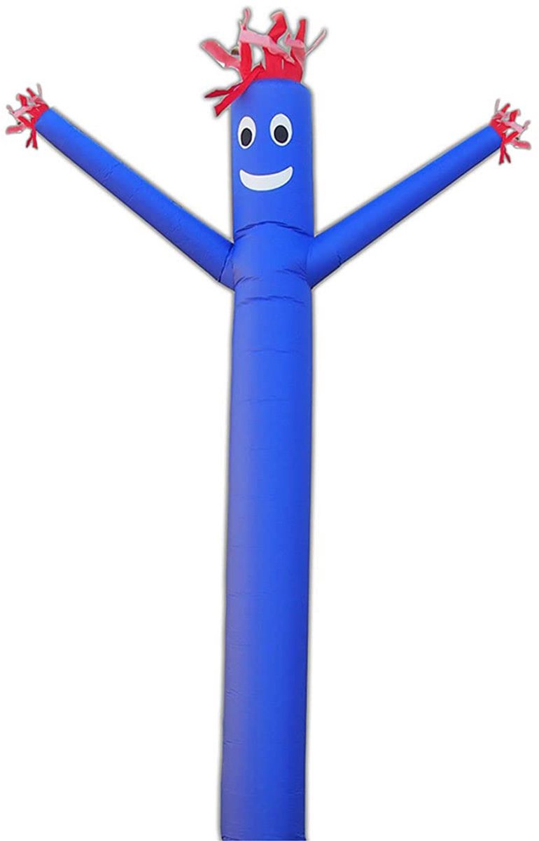 SnelShoppen - 20ft Reclame Opblaasbare Buis Mannen Blow Up Giant Waving Arm Fly Puppet voor Feest, Kerst, Winkel Decoratie - Geen Blower Inclusief