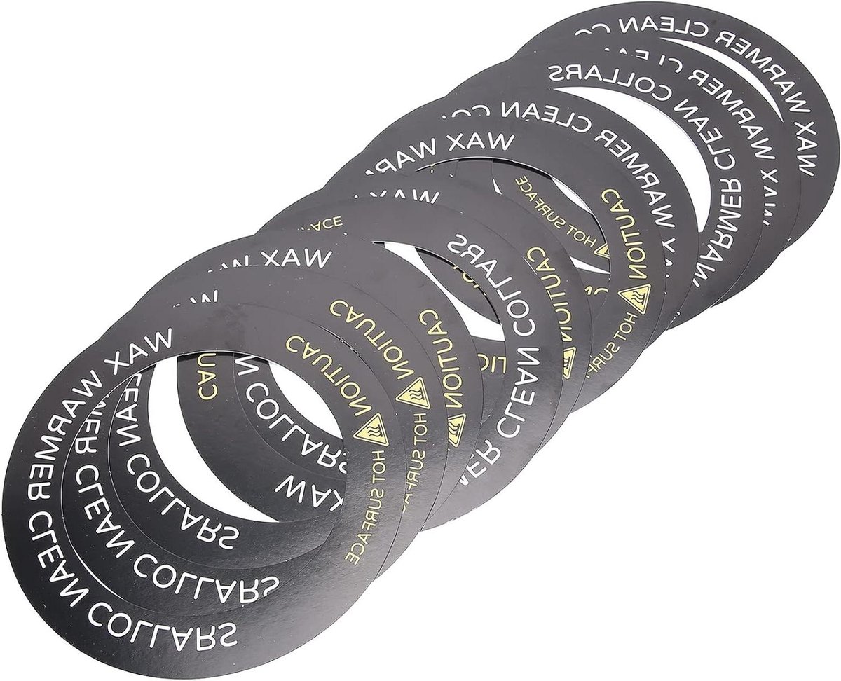 Waxverwarmer Ringen - Beschermpads Ontharen - Apparaat Schoonhouden - Universele Compatibiliteit - 10 Stuks - Wit