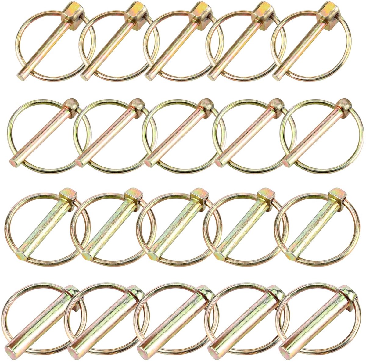 Veerpennen | Vouwpennen met ring vouwpen vouwpen voor aanhangers, tractoren, vrachtwagens
