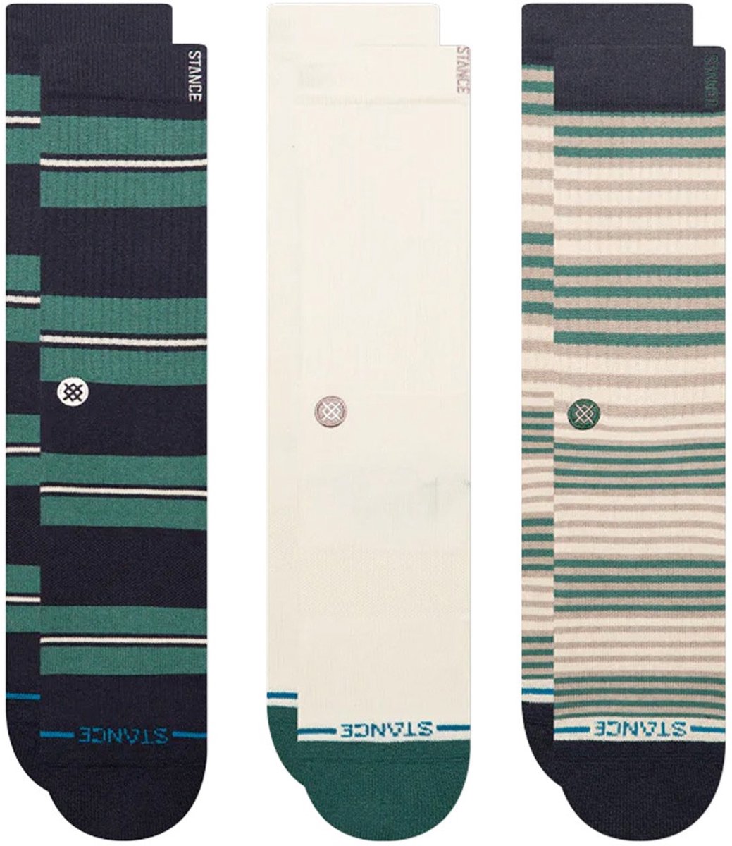 Stance unisex casual infiknit butterblend 3P sokken ceasar stripe multi