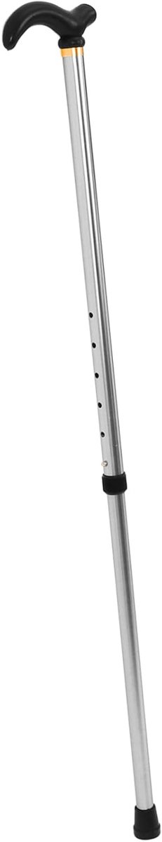 Verstelbare Wandelstok - Opvouwbare Steunstok - Veilig Lopen - Antislip Rubber - 90 cm - Zilver