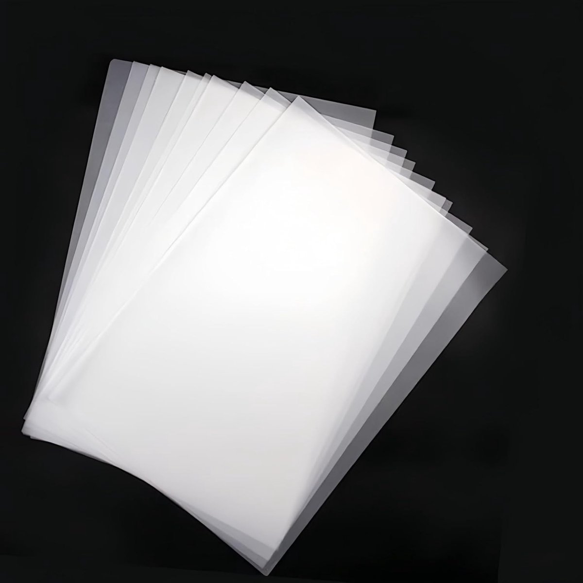 papier, 100 vellen, bedrukbaar, wit, DIN A4, 70 g/m², voor bedrukken, tekenen, knutselen, vormgeven papier, transparant