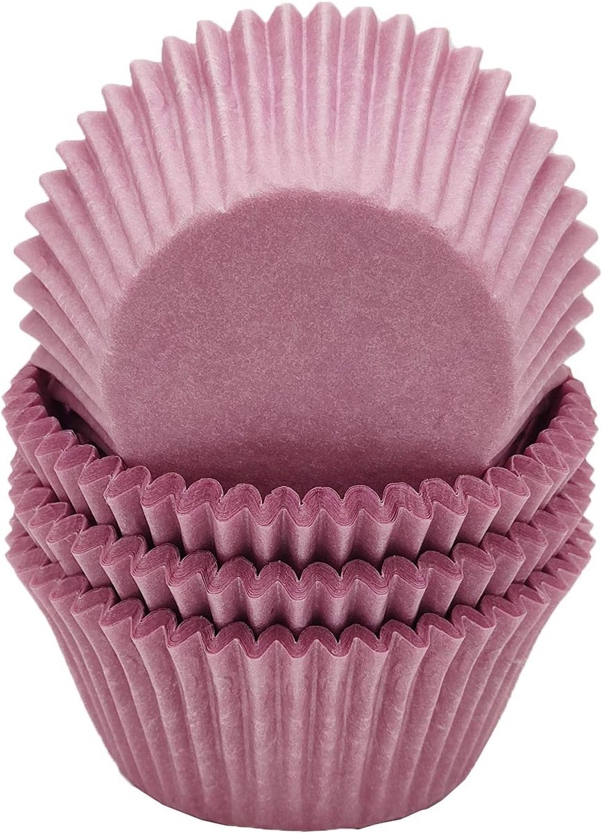 Paars Vetafstotende Cupcake Liners Muffin Papier Bakvormpjes Standaard Formaat, 100-Telling
