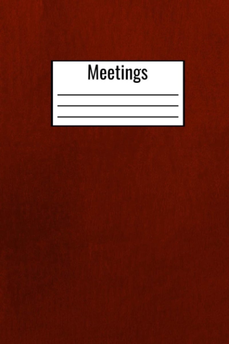 Business Meeting Organizer | Secretary Notes Tracker | Action Items And Notes Logbook