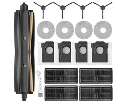 Accessoireset voor Dreame L40 Ultra AE/L10s Ultra Gen 2/L10s Pro Ultra Heat/X30 Ultra/Mova E30 Ultra, 1 TriCut-hoofdborstel, 4 stofzakken, 4 zijborstels, 4 filters, 4 dweilen