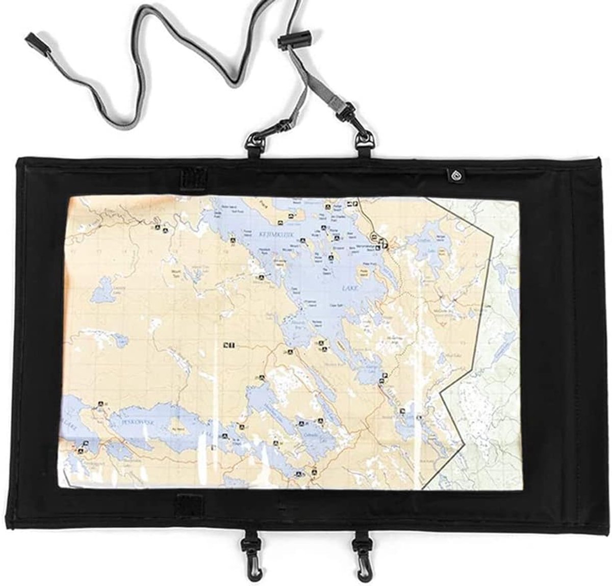 Waterdicht kaartenhoes, wandelkaartenhoes, doorzichtige kaartenhoes, camping kaartenhoes, transparante wandelkaartenzak, droge zakhouder voor camping, documenten en elektronica