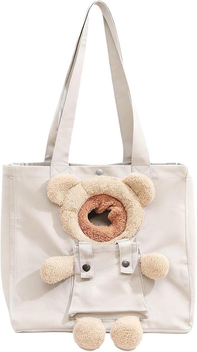 Draagtas Huisdieren - Reistas Hond Puppy - Dagelijks Gebruik Buiten - Versterkte Naden - 37 x 21 x 4 cm