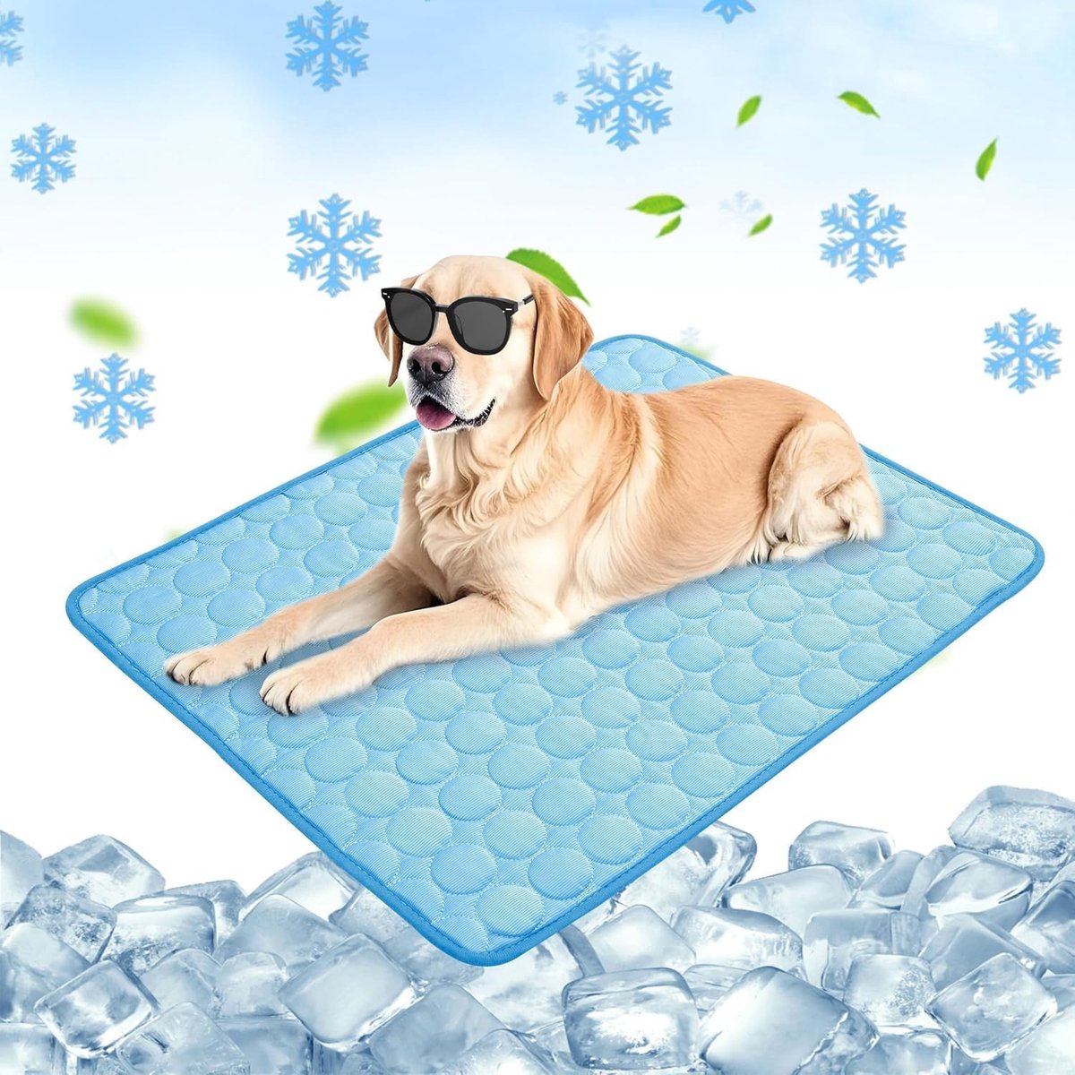 Wasbaar, Zachte Hondenmat, Deken voor Huisdieren, Hondenmatras, Matras voor Frote Honden en Katten, Geschikt voor Thuis, in de Auto en op Reis (XL 100x70cm)