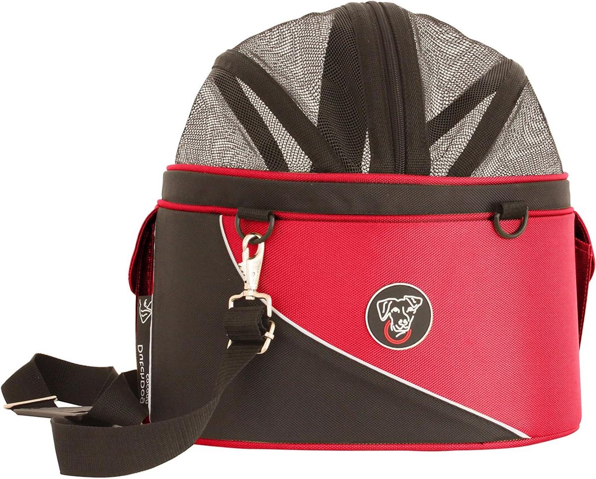 Reisdrager Huisdier - Draagtas Hond - Comfortabel Reizen - Veelzijdige Gebruiksmogelijkheden - XL - Rood