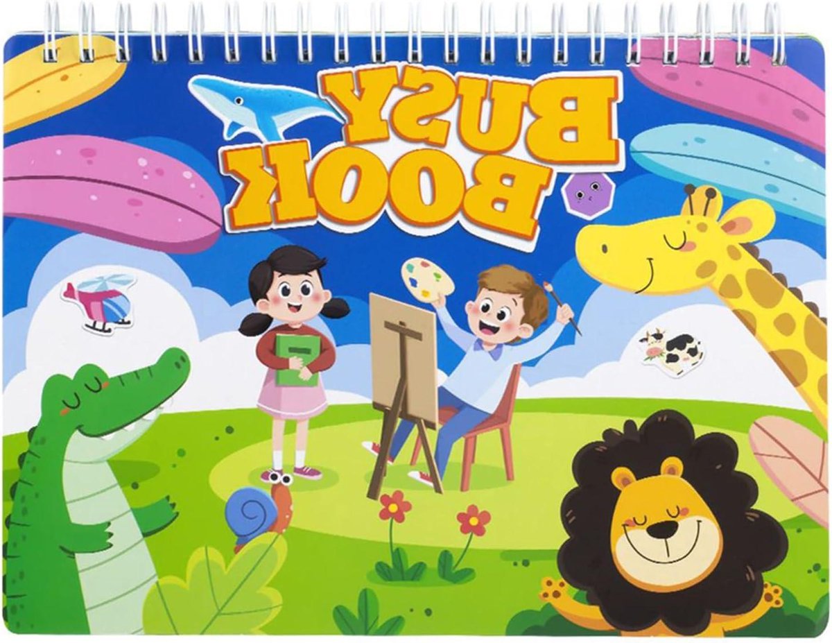 Activiteitenboek - Leerboek Puzzel - Vormen Leren - Dubbelzijdig Educatief - 315 x 225 cm - Uniek