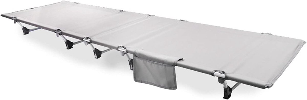 Opvouwbaar Kampeerbed - Draagbaar Ledikant - Buiten Ontspannen - Sterk Aluminium Frame - 180x61 cm - One Color