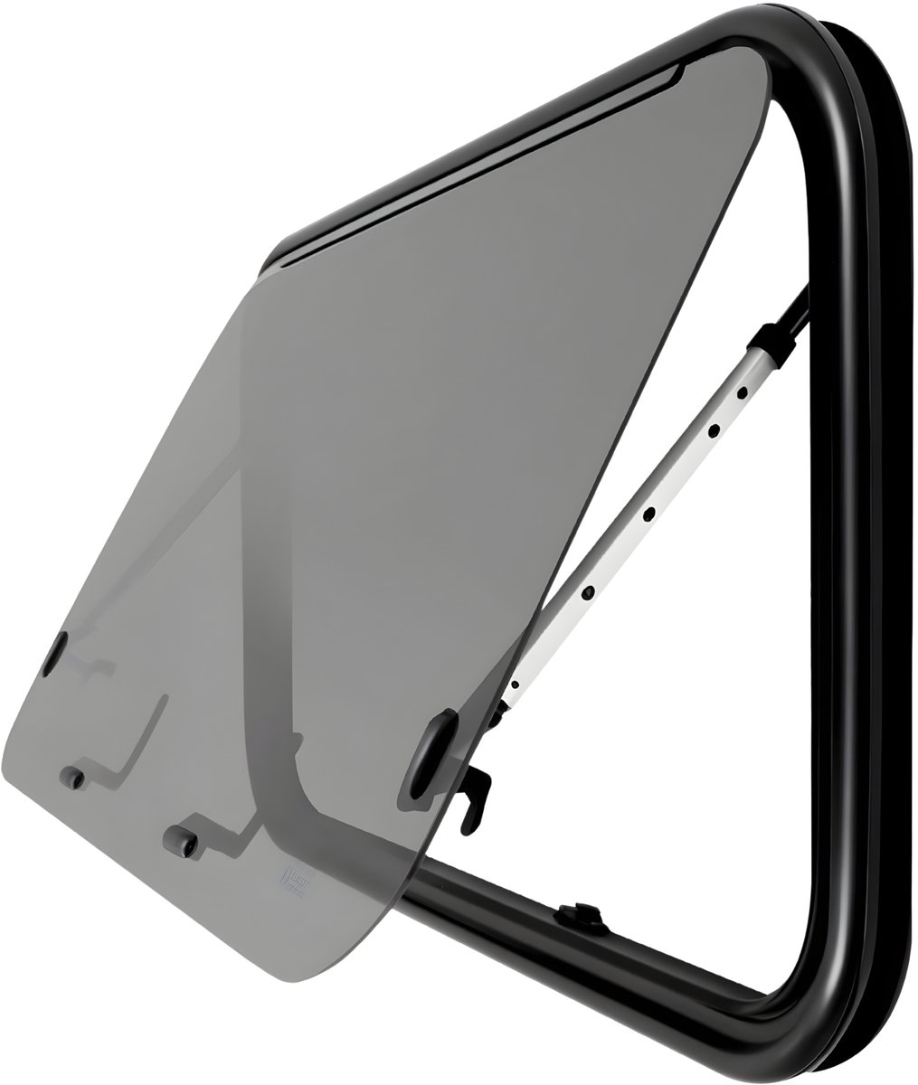 Camper Uitgangsraam - Ultra Dik Glas - Noodraam - Extern Schuifraam 90x55 cm