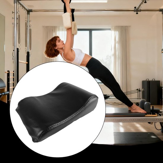 Yoga Bolster Kussen - Pilates Ondersteuning - Oefening en Herstel - Antislip PU Leer - 25 cm Basis - Basis Model — afbeelding 5