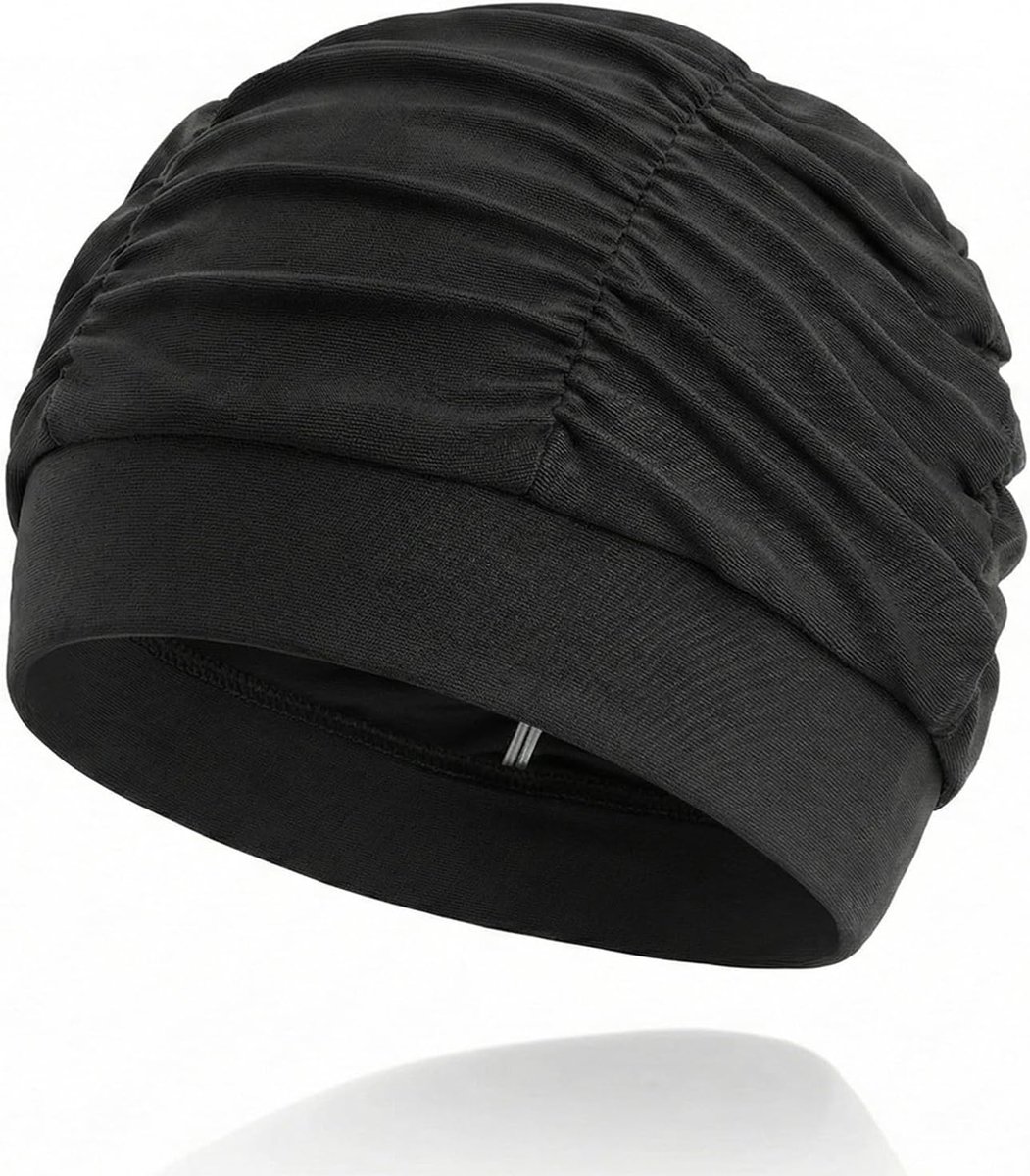 Elastisch, Ademend en Sneldrogend, Comfortabel, Elegant en Duurzaam Zwemmasker, Geschikt voor Lang en Dik Haar, voor Vrouw, Man, Kind