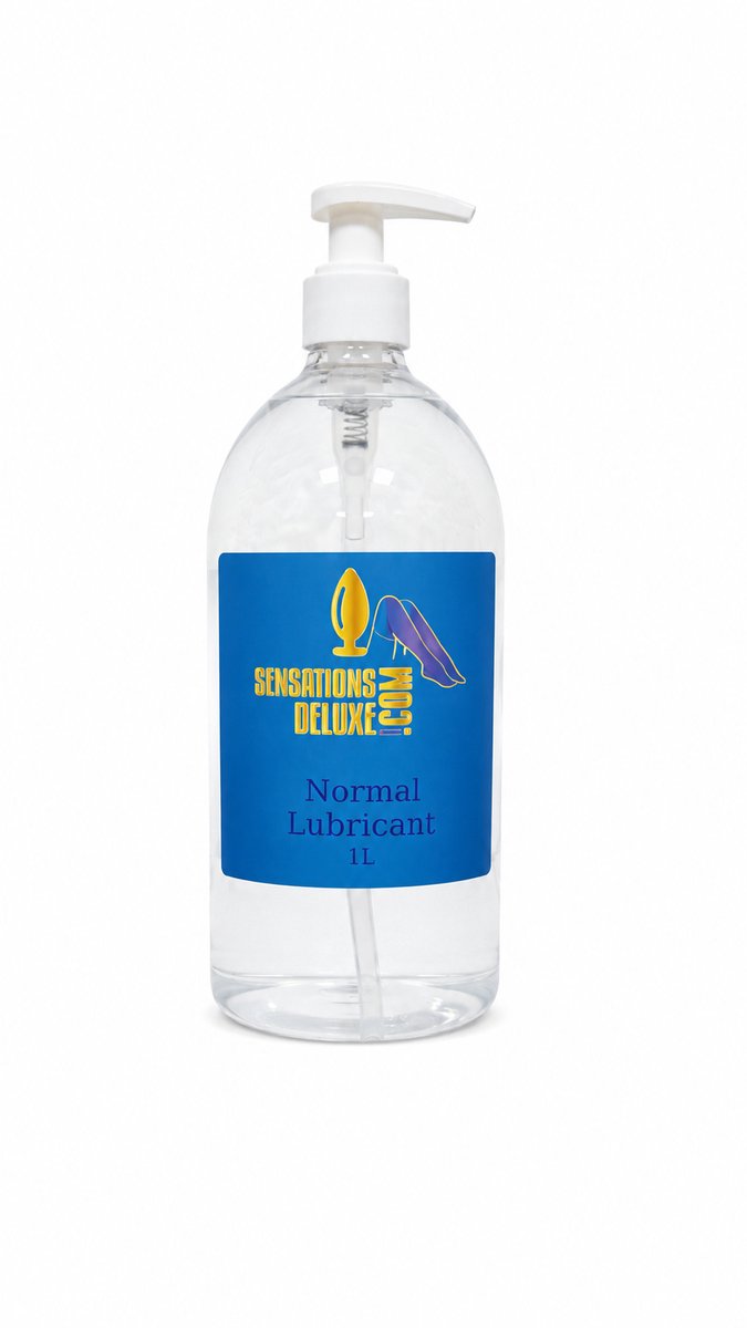 Sensationsdeluxe - Normaal Glijmiddel - 1 liter- Zonder smaak - Waterbasis - pompfles