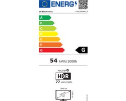 LG 43NU900B6LA 109,2 cm (43") 4K Ultra HD Smart TV Wifi Zwart