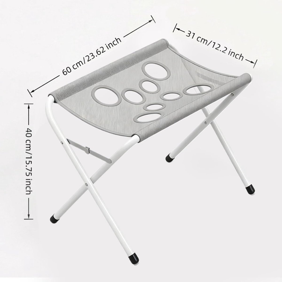 Trimtafel Huisdier - Verzorgingstafel Hond - Huisdier Verzorgen - 8-Gaten Beveiliging - 60x40x31 cm - Zwart